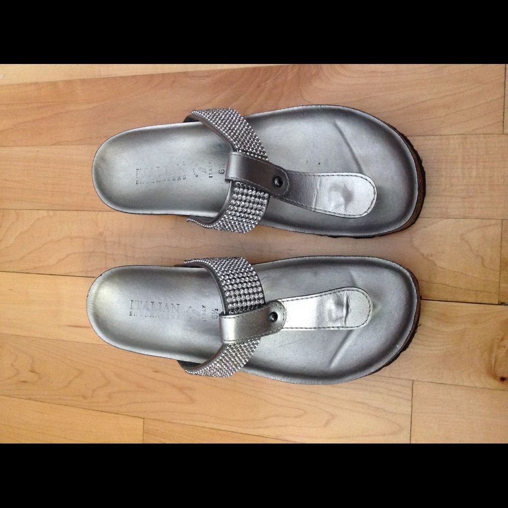 Silver Bling Sandals